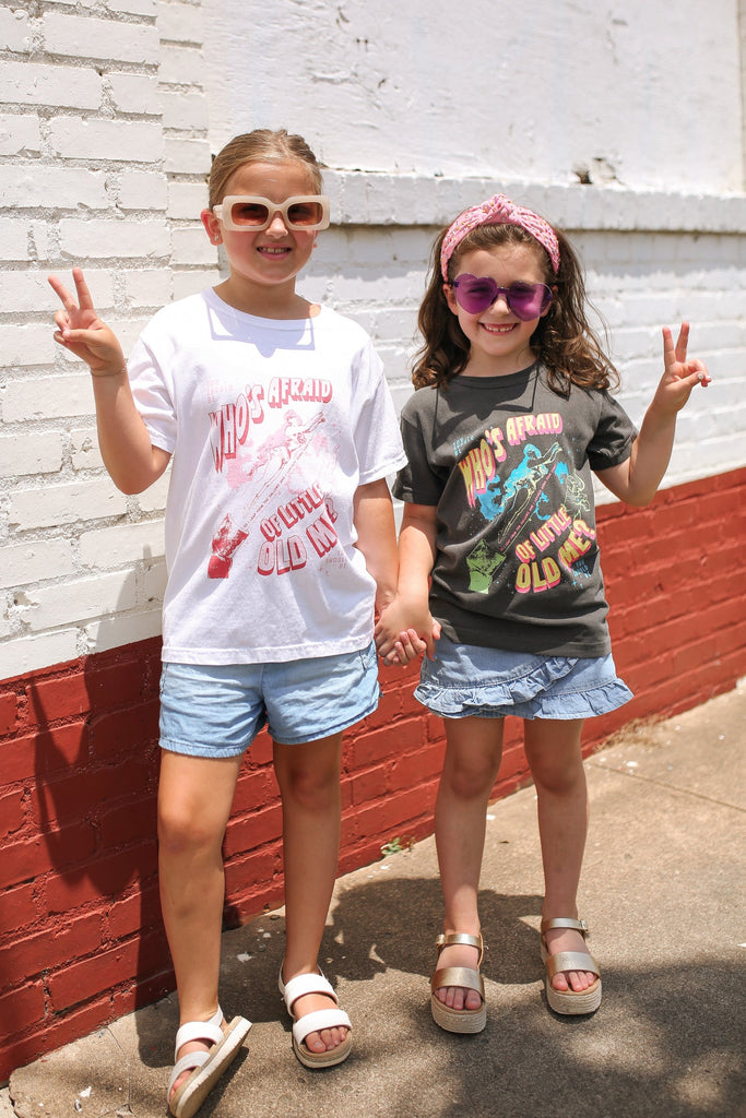 Youth Who's Afraid Of Little Old Me Tee - Girl Tribe Co. Miss Americana Collection