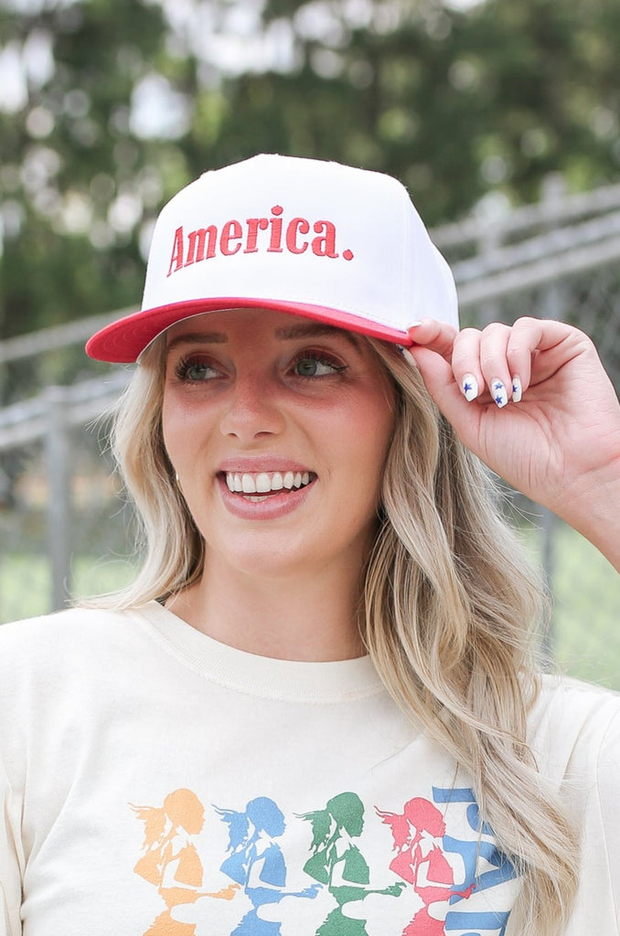 America Hat -  Girl Tribe Co. Made in America Collection