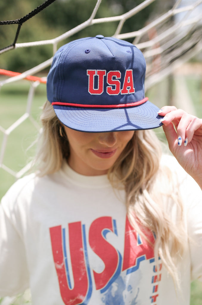 USA Hat -  Girl Tribe Co. Made in America Collection