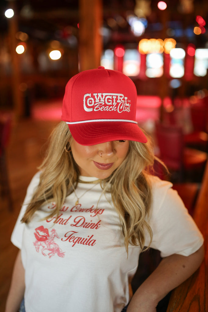 Cowgirl Beach Club Hat - Girl Tribe Co. Concert Collection