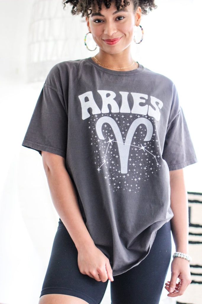 Aries Zodiac Tee - Girl Tribe Co.