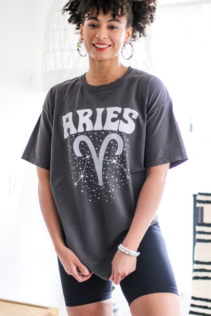 Aries Zodiac Tee - Girl Tribe Co.