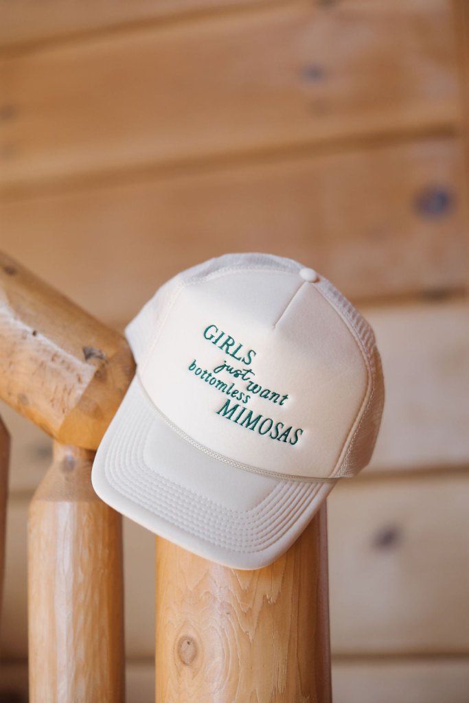 Cheers - Bottomless Mimosas Trucker Hat - Girl Tribe Co.