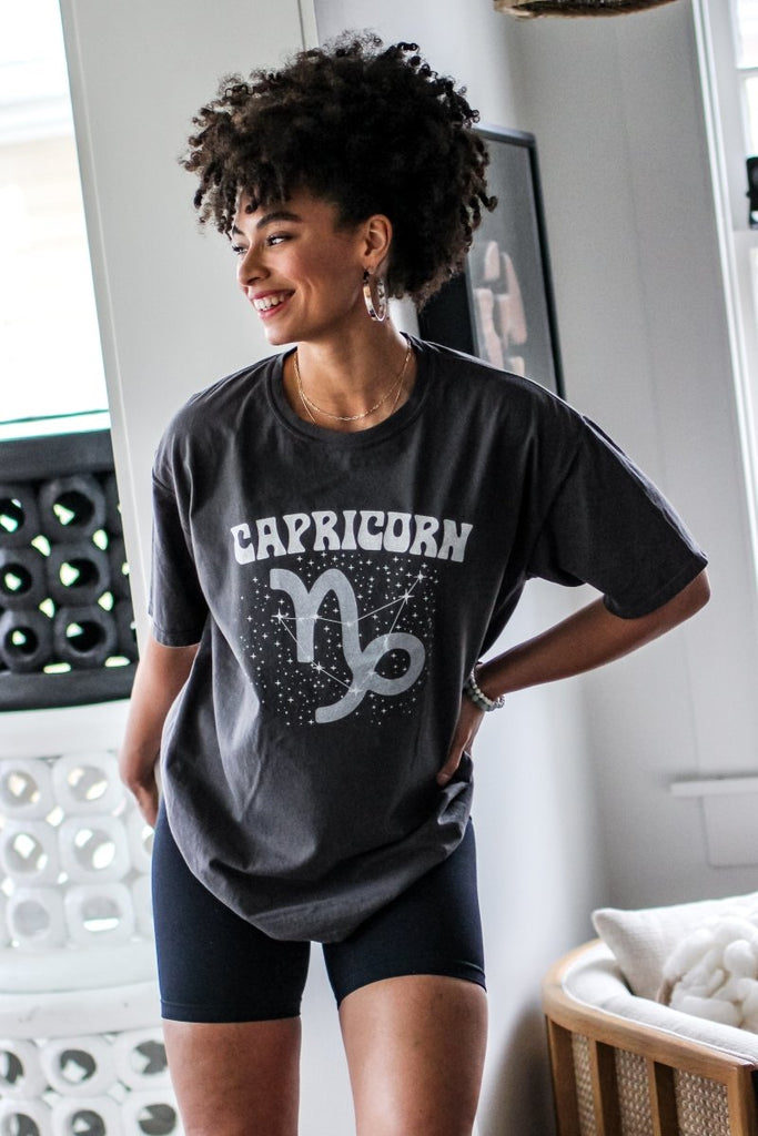 Capricorn Zodiac Tee - Girl Tribe Co.