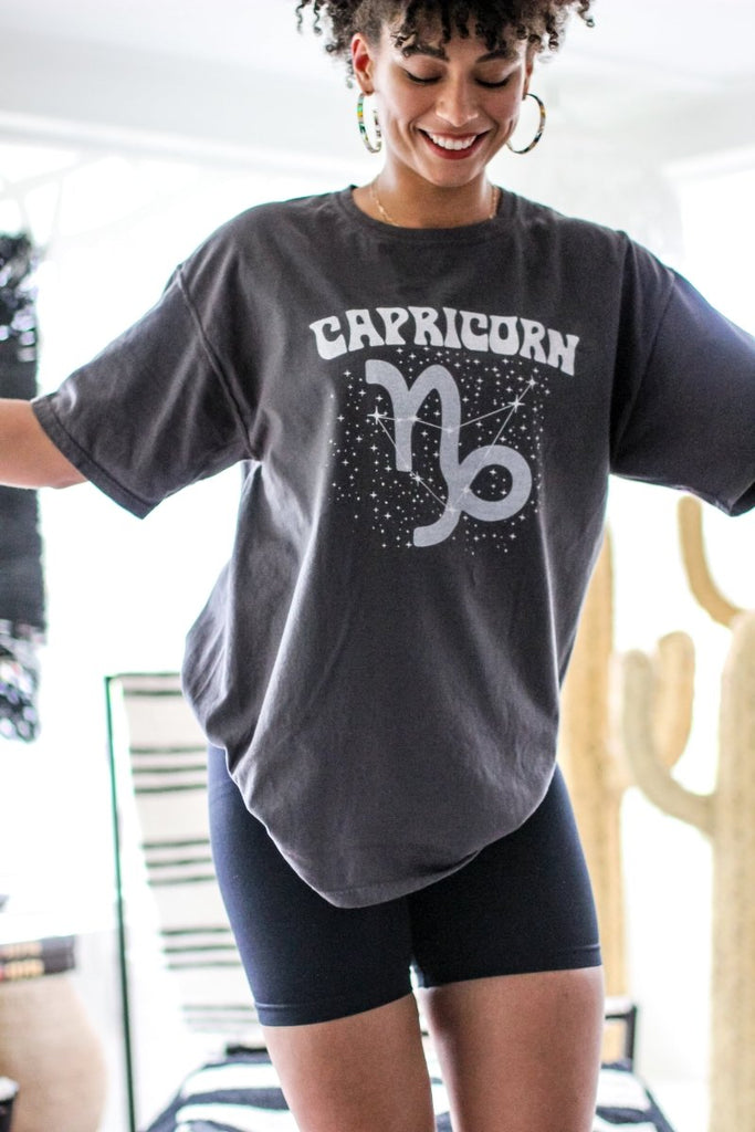 Capricorn Zodiac Tee - Girl Tribe Co.