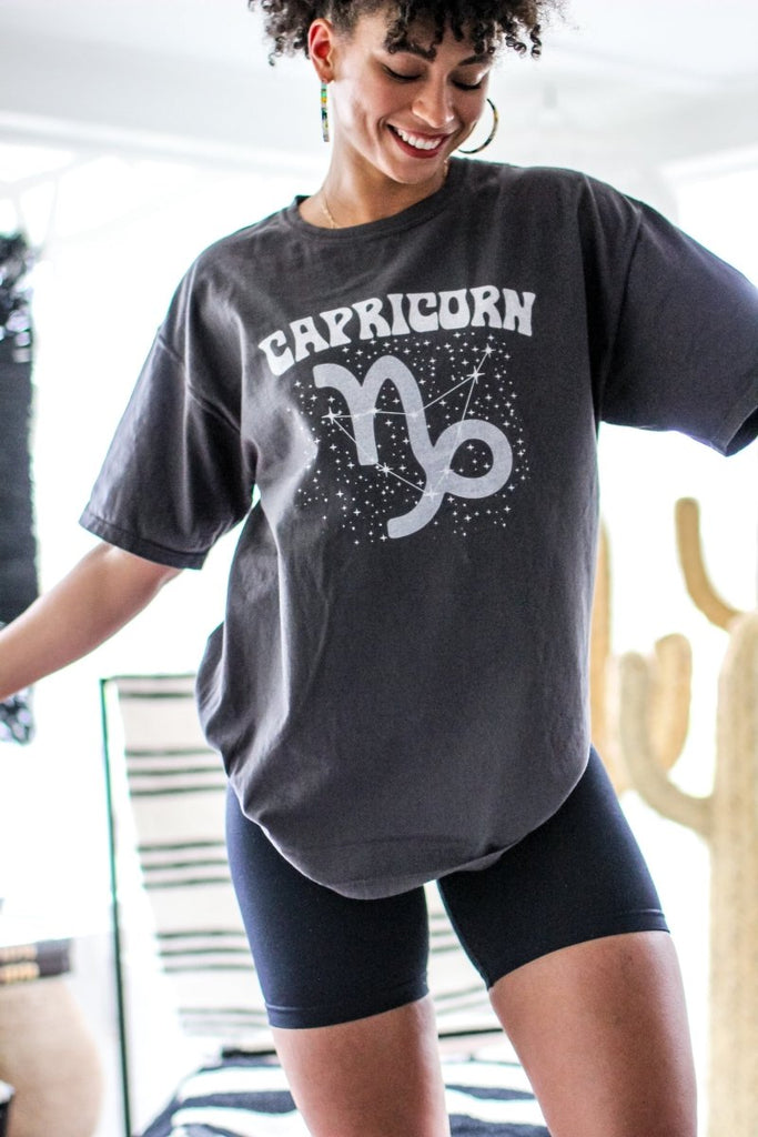 Capricorn Zodiac Tee - Girl Tribe Co.