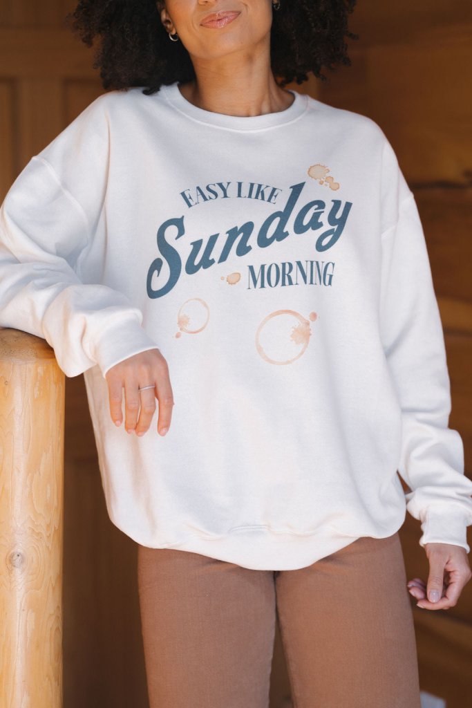 Easy Like Sunday Sweatshirt - Girl Tribe Co.