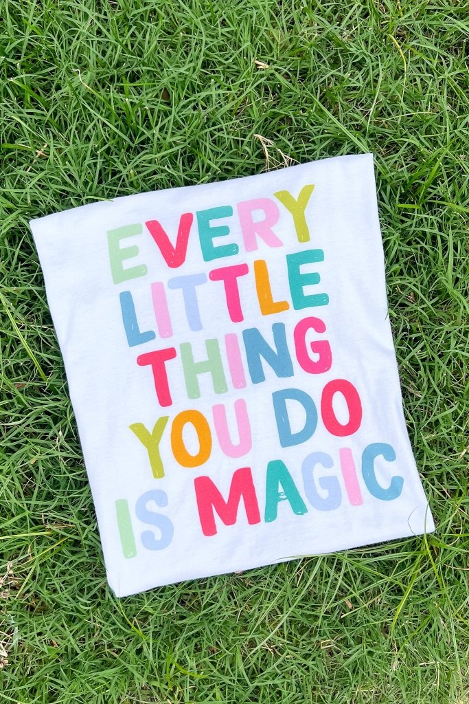 Teacher - Everything You Do Is Magic Tee In White - Girl Tribe Co.