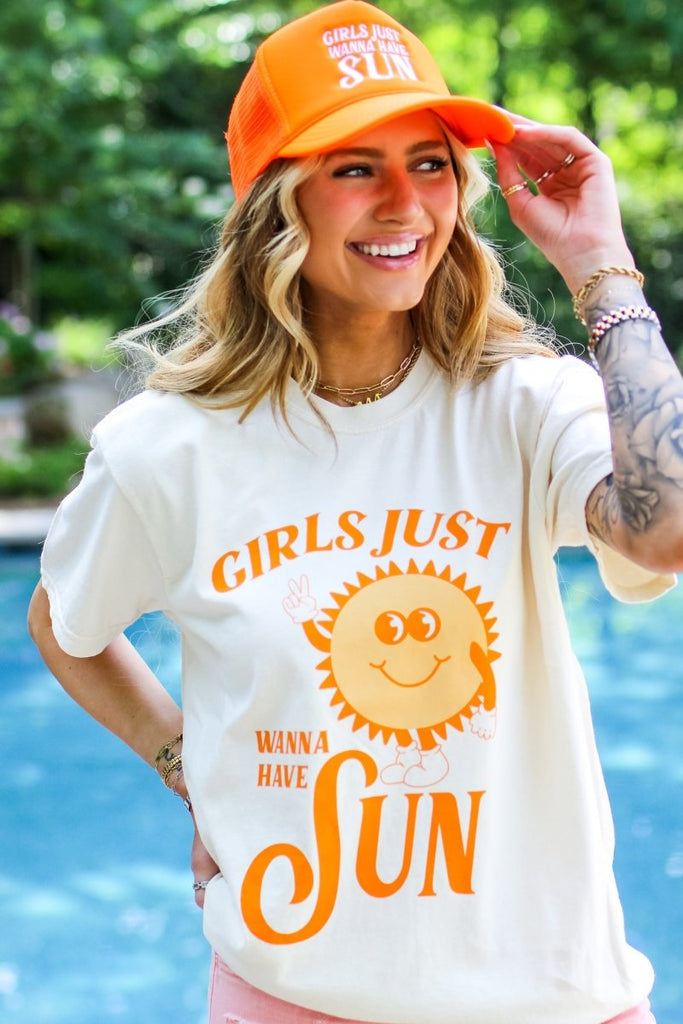 Girls Just Wanna Have Sun Tee - Girl Tribe Co.