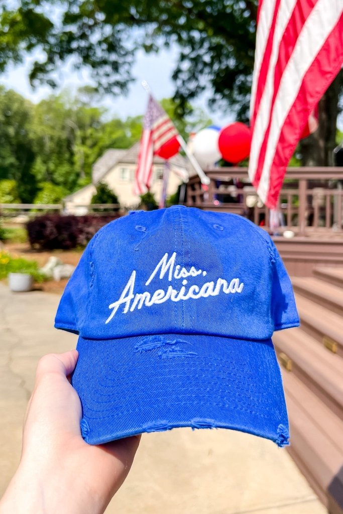 Made In America - Miss Americana Vintage Baseball Hat - Girl Tribe Co.