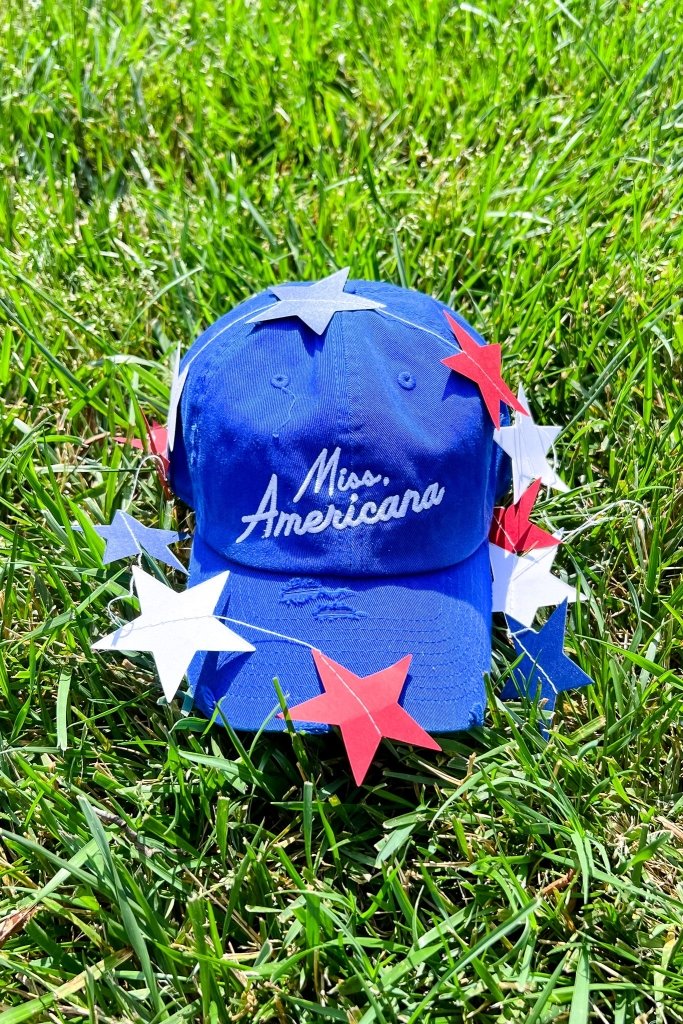 Made In America - Miss Americana Vintage Baseball Hat - Girl Tribe Co.