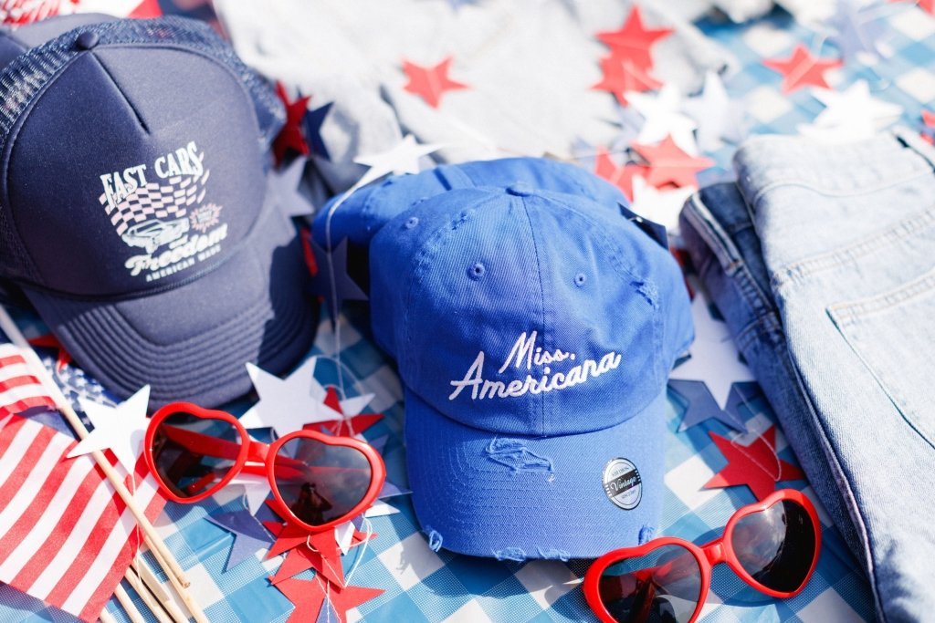 Made In America - Miss Americana Vintage Baseball Hat - Girl Tribe Co.