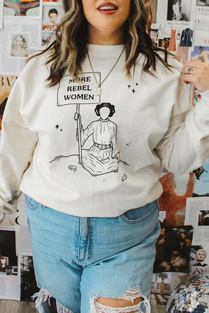 More Rebel Women Sweatshirt - Girl Tribe Co.