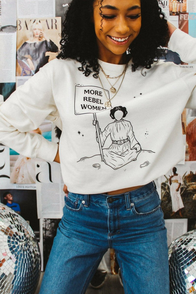 More Rebel Women Sweatshirt - Girl Tribe Co.