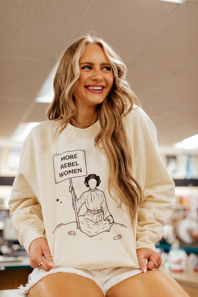 More Rebel Women Sweatshirt - Girl Tribe Co.