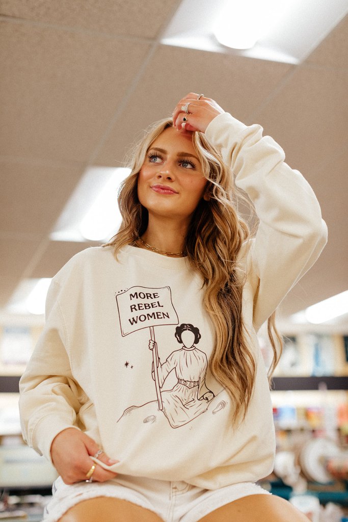 More Rebel Women Sweatshirt - Girl Tribe Co.