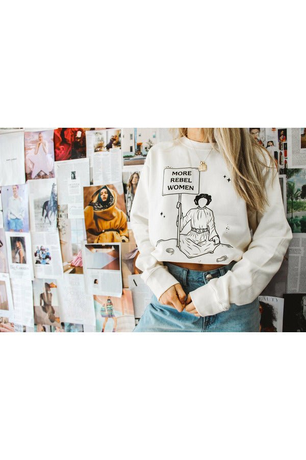 More Rebel Women Sweatshirt - Girl Tribe Co.