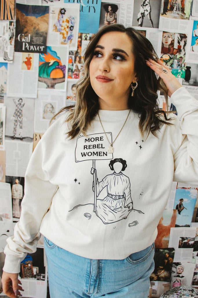 More Rebel Women Sweatshirt - Girl Tribe Co.