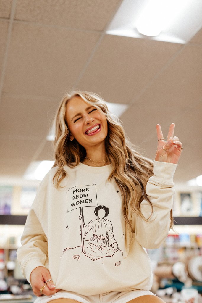 More Rebel Women Sweatshirt - Girl Tribe Co.