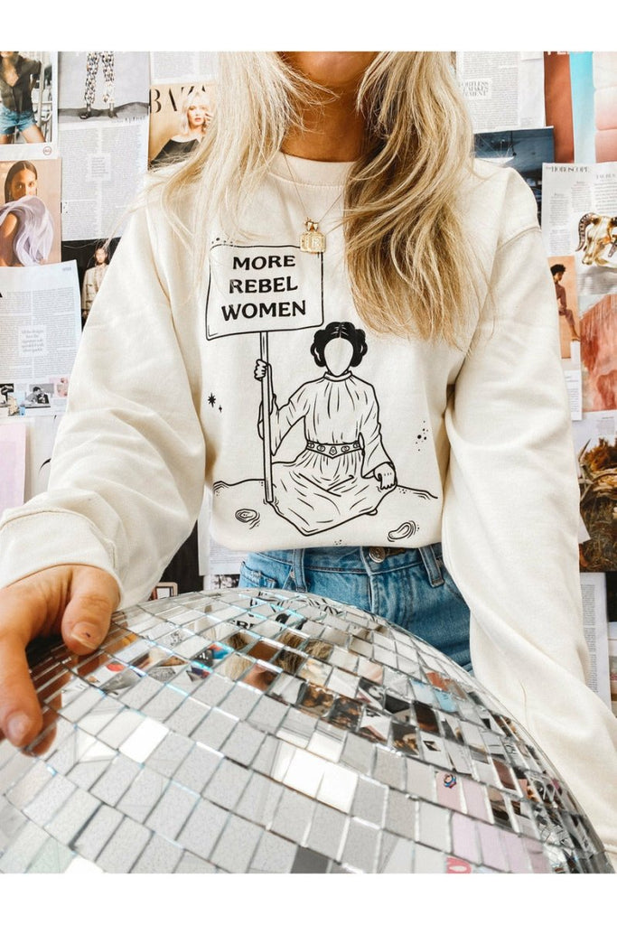 More Rebel Women Sweatshirt - Girl Tribe Co.