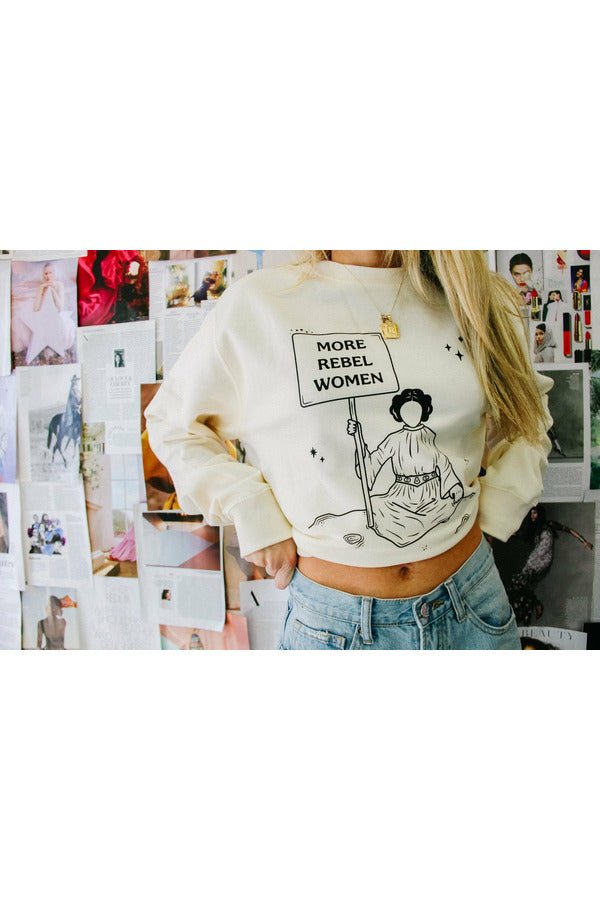 More Rebel Women Sweatshirt - Girl Tribe Co.