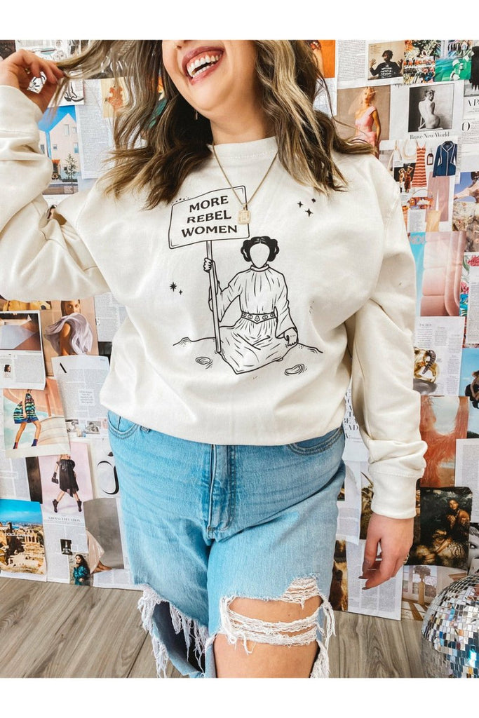 More Rebel Women Sweatshirt - Girl Tribe Co.