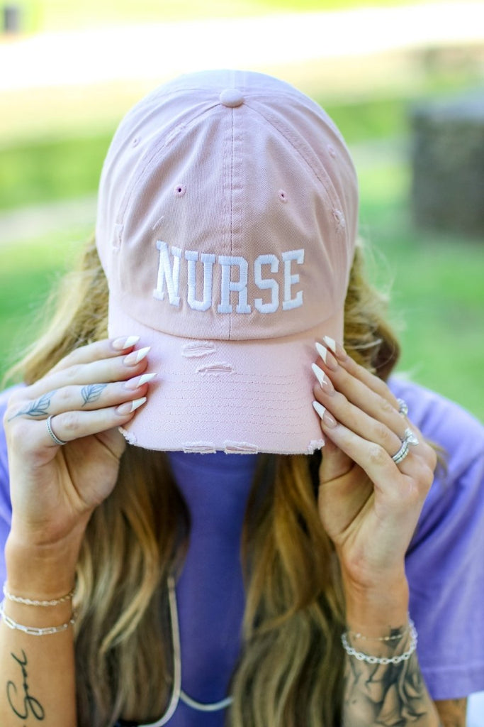 Nurse Collection - Nurse Hat in Rose - Girl Tribe Co.