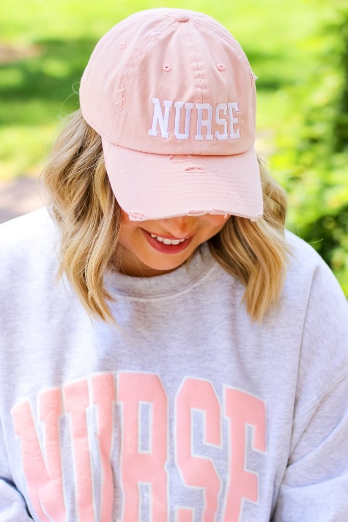 Nurse Collection - Nurse Hat in Rose - Girl Tribe Co.