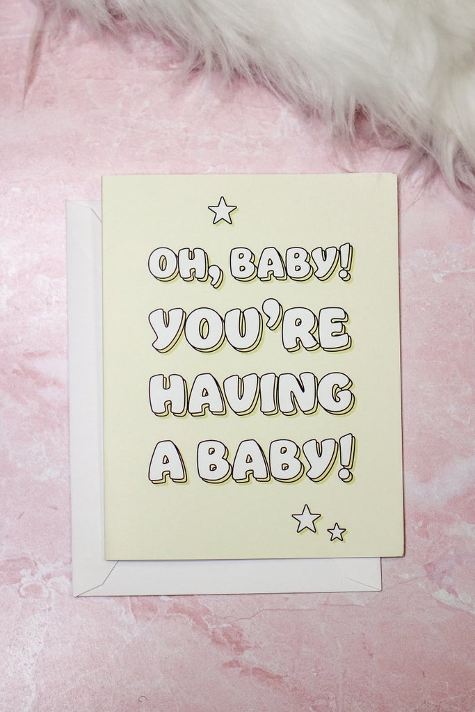 In My Mom Era - Oh Baby! You're Having a Baby Card - Girl Tribe Co.