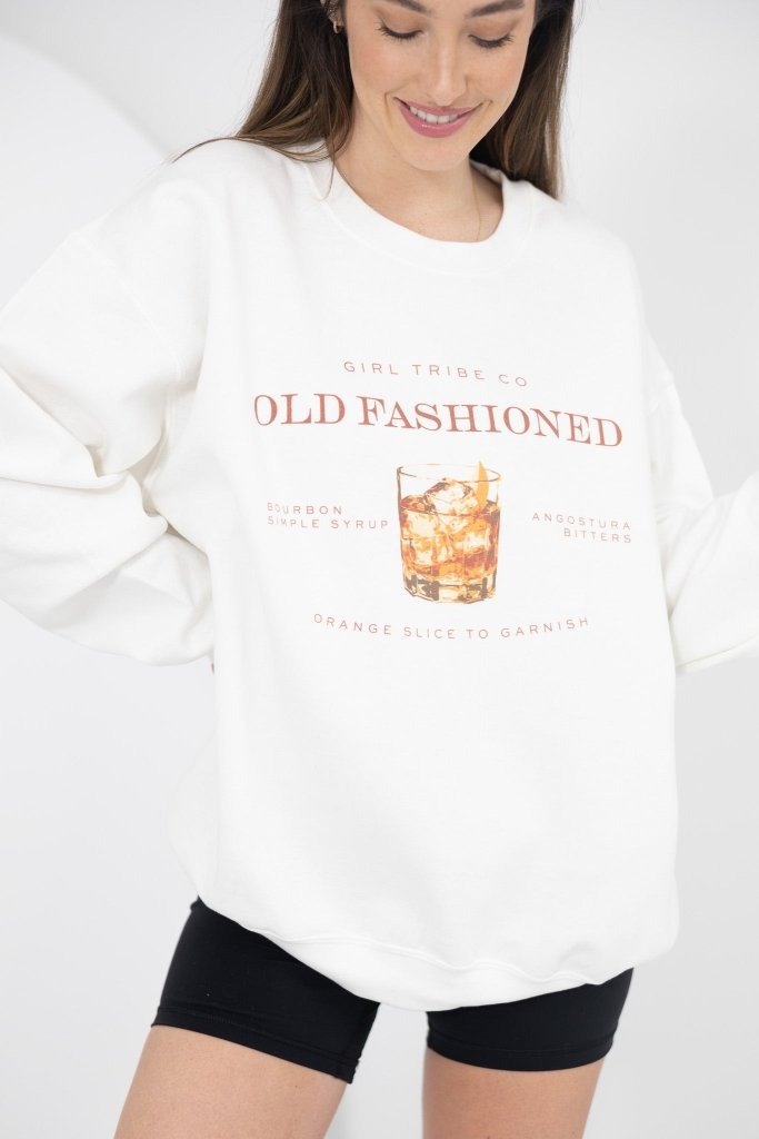 Cheers - Old Fashioned Sweatshirt - Girl Tribe Co.