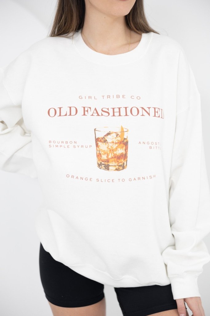 Cheers - Old Fashioned Sweatshirt - Girl Tribe Co.