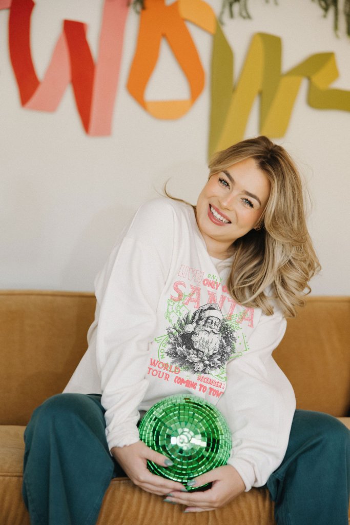 Santa One Night Only Sweatshirt - Girl Tribe Co.