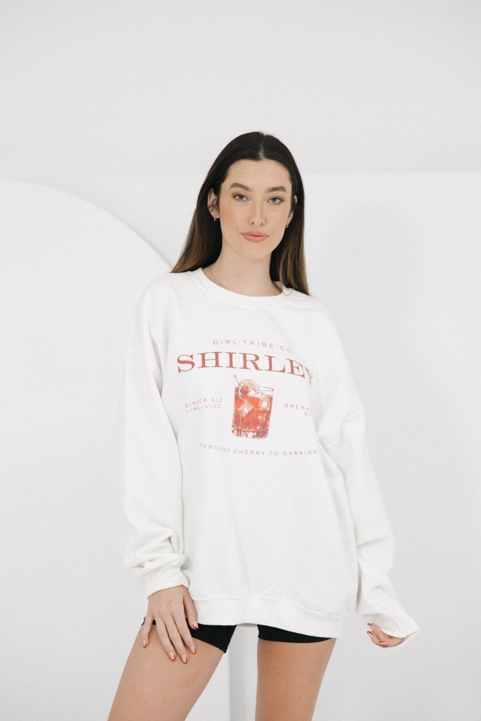 Cheers - Shirley Temple Sweatshirt - Girl Tribe Co.