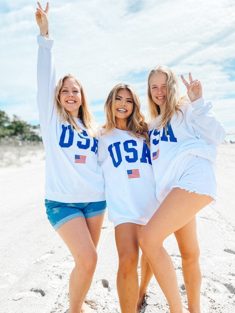 Made In America - USA Sweatshirt - Girl Tribe Co.