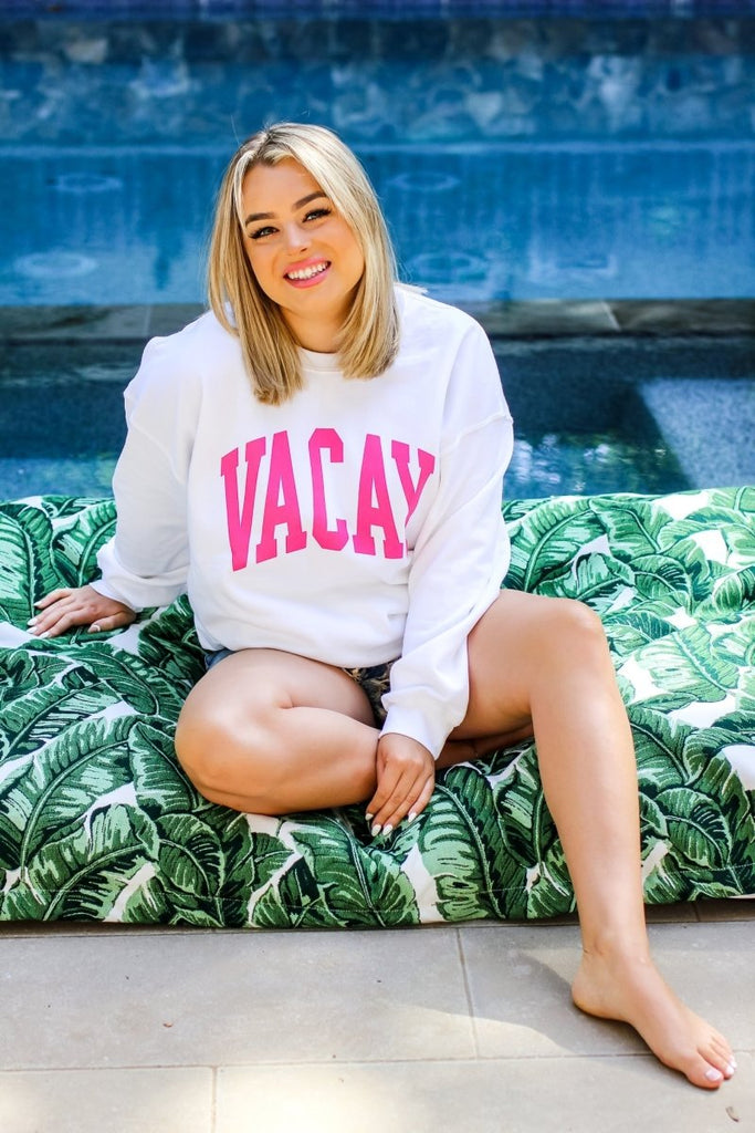 Vacay Block Sweatshirt - Girl Tribe Co.