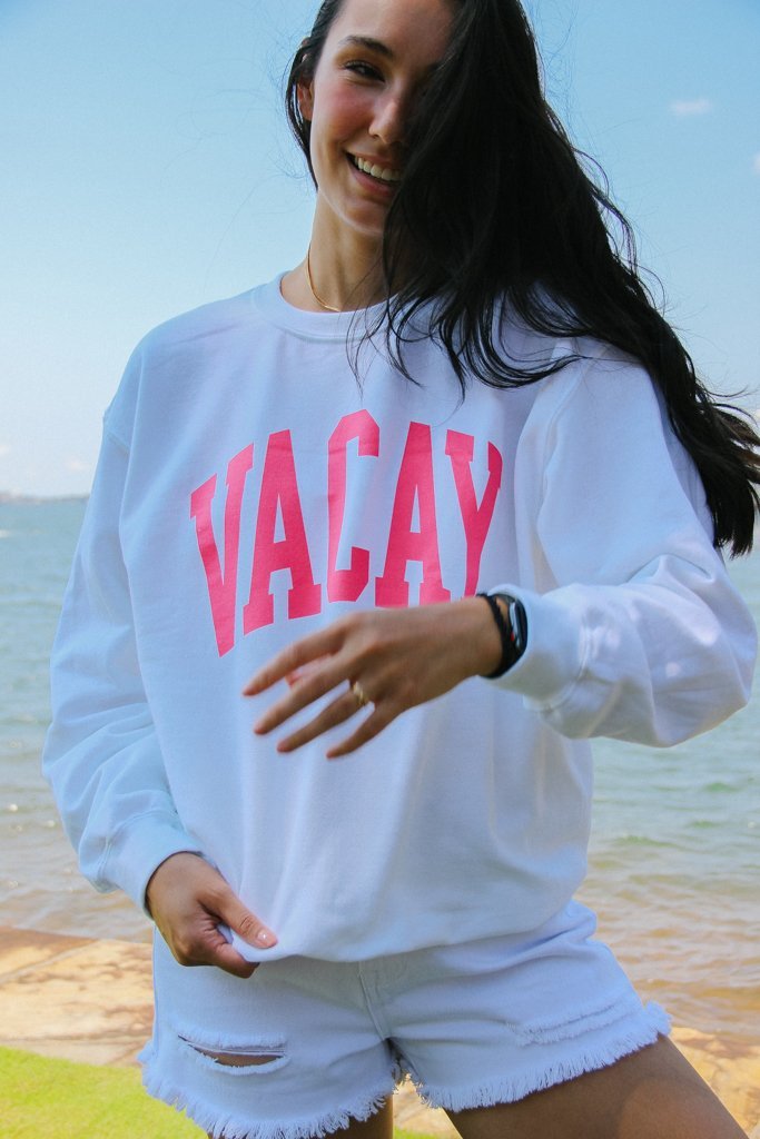 Vacay Block Sweatshirt - Girl Tribe Co.